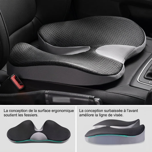 Coussin d'assise coccyx à surface incurvée