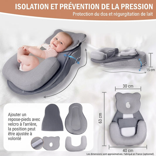 Coussin d'allaitement à fixation