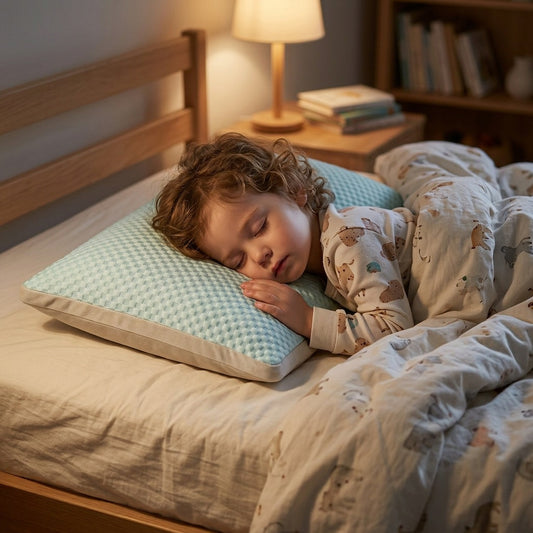 Oreiller d'été en soie glacée à picots pour enfant