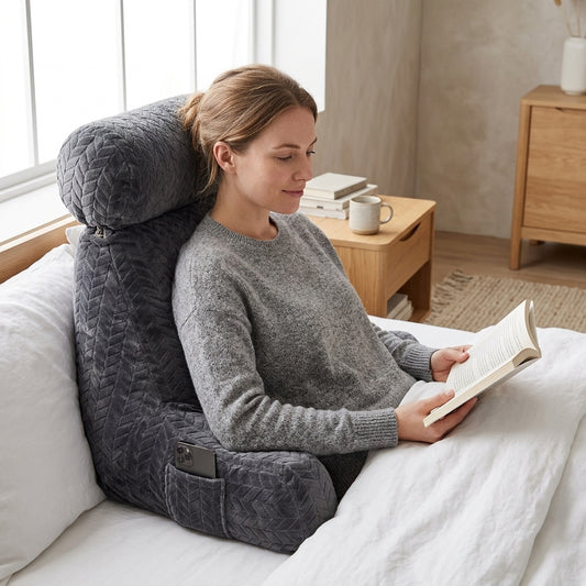 Coussin de lecture avec accoudoirs format XXL Airyon – vue 2