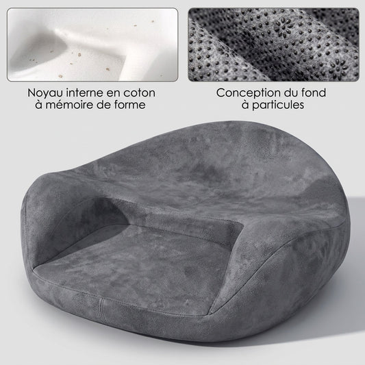 Coussin de méditation grand format à mémoire de forme