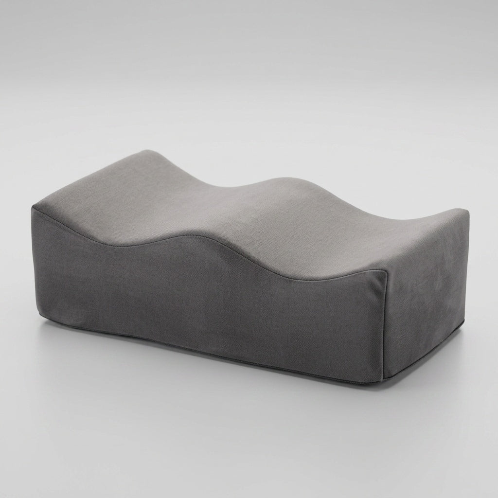 Coussin de jambes long à mémoire de forme