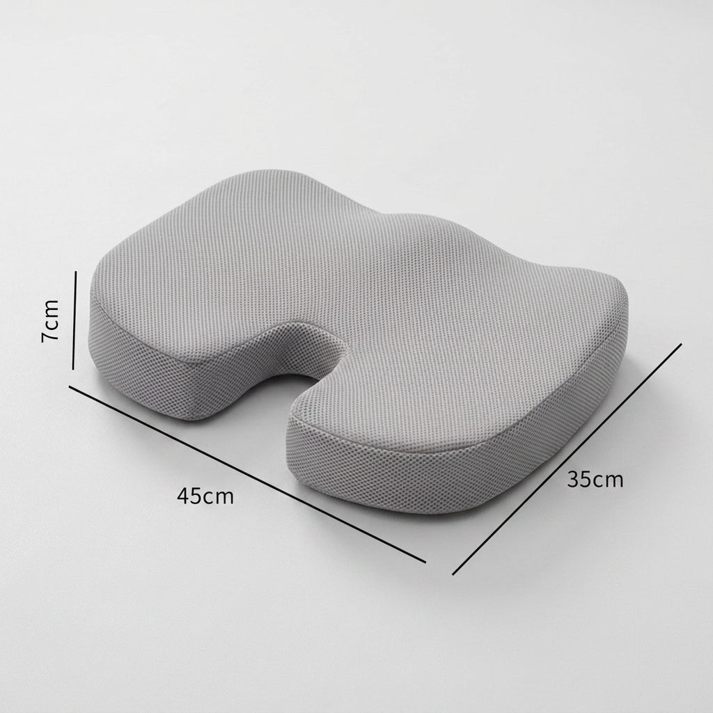 Coussin d'assise ergonomique en mousse à mémoire de forme