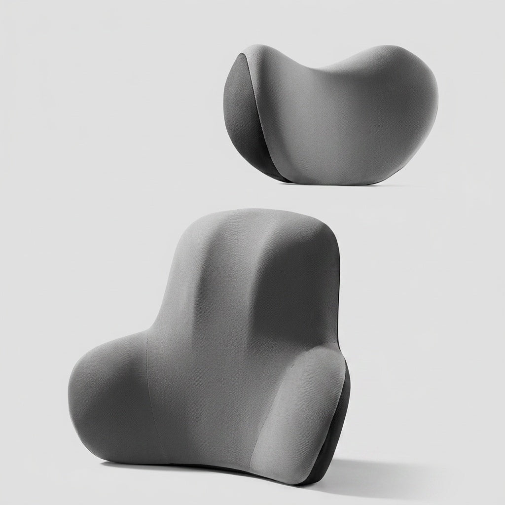 Coussin pour nuque et soutien lombaire voiture Airyon – vue 4