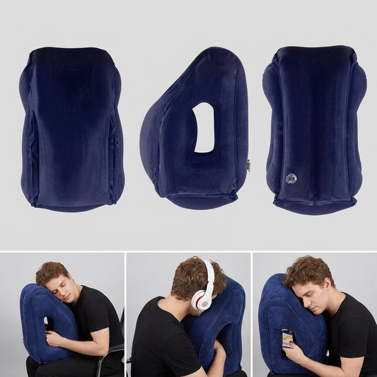 Oreiller de voyage gonflable en PVC