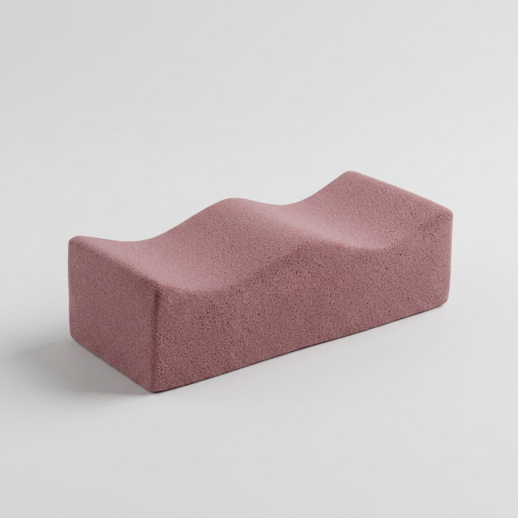 Coussin de jambes long à mémoire de forme