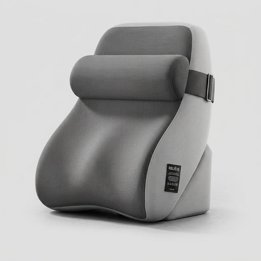 Coussin de lecture ergonomique à poches