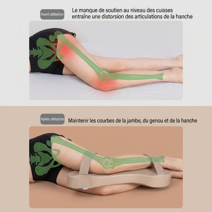 Coussin de jambes à mémoire de forme
