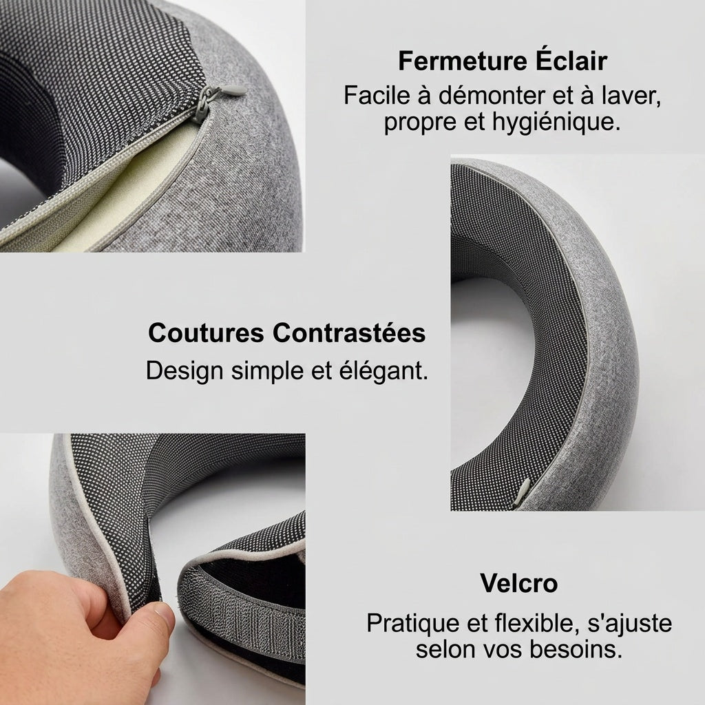 Tour de cou voyage à mémoire de forme Airyon – vue 3