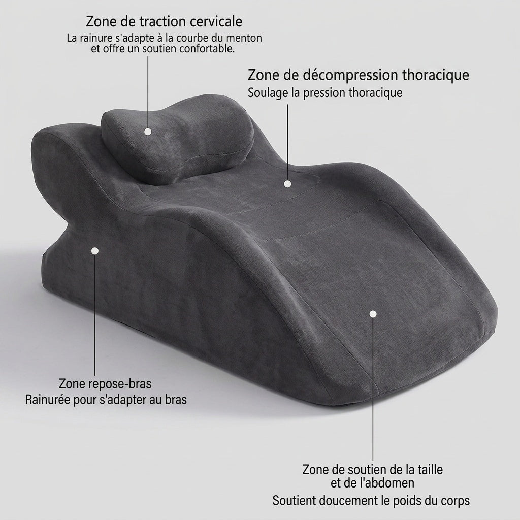 Cale de lit pliable à deux angles