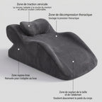 Cale de lit pliable à deux angles