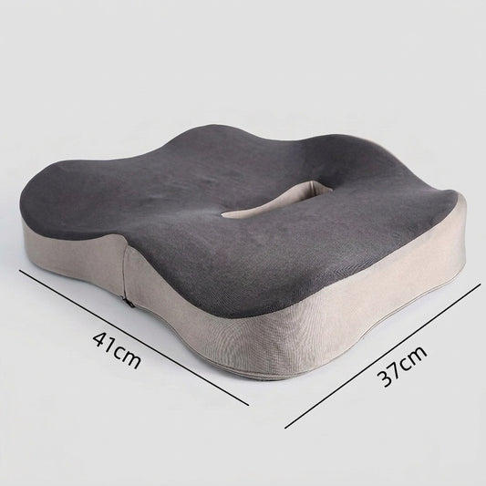 Coussin d'assise à rainure centrale