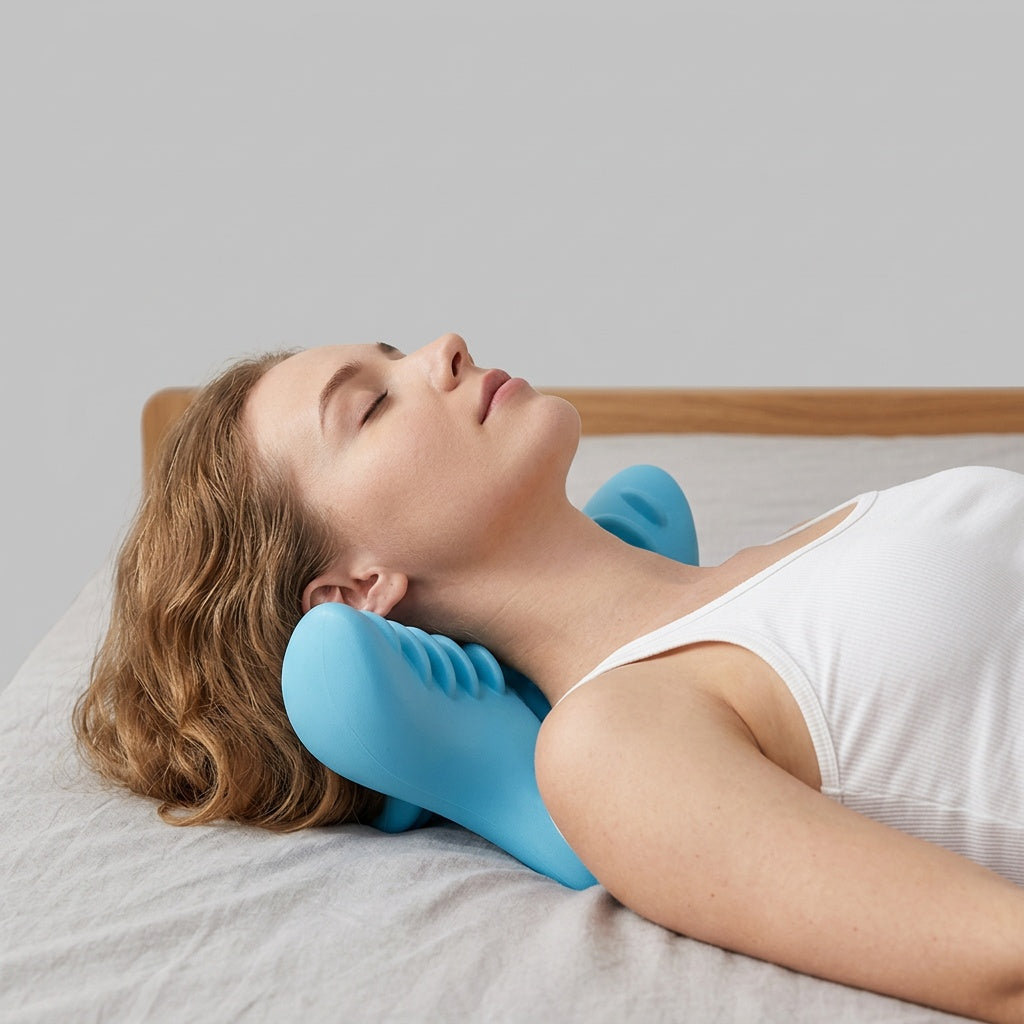 Coussin d'étirement cervical