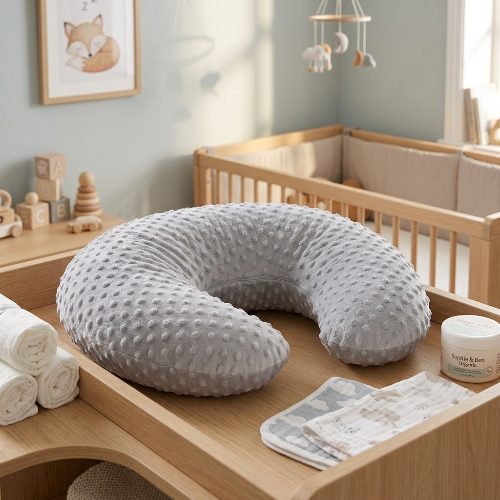 Oreiller d'allaitement en coton