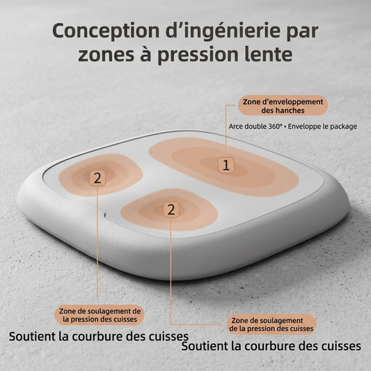 Coussin d'assise carré rafraîchissant