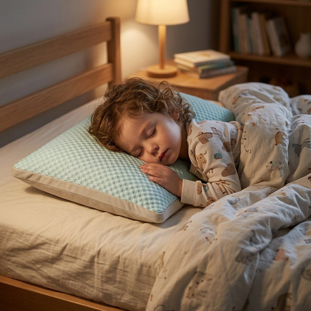 Oreiller d'été en soie glacée à picots pour enfant Airyon – vue 2