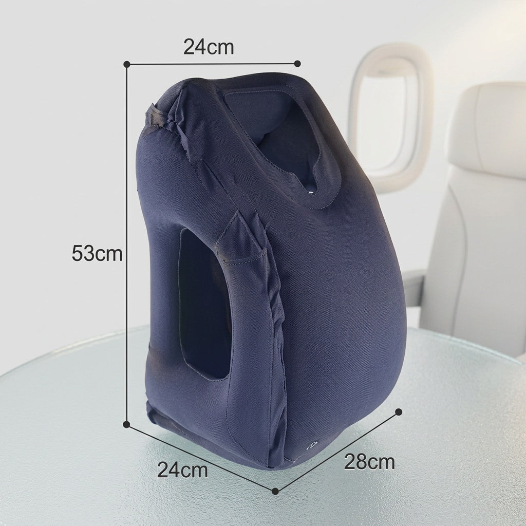 Oreiller de voyage gonflable en PVC