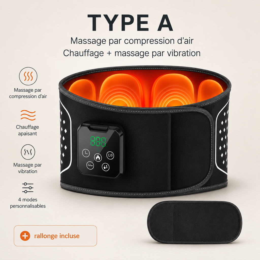 Ceinture de Massage Lombaire - AIRYON Pulse