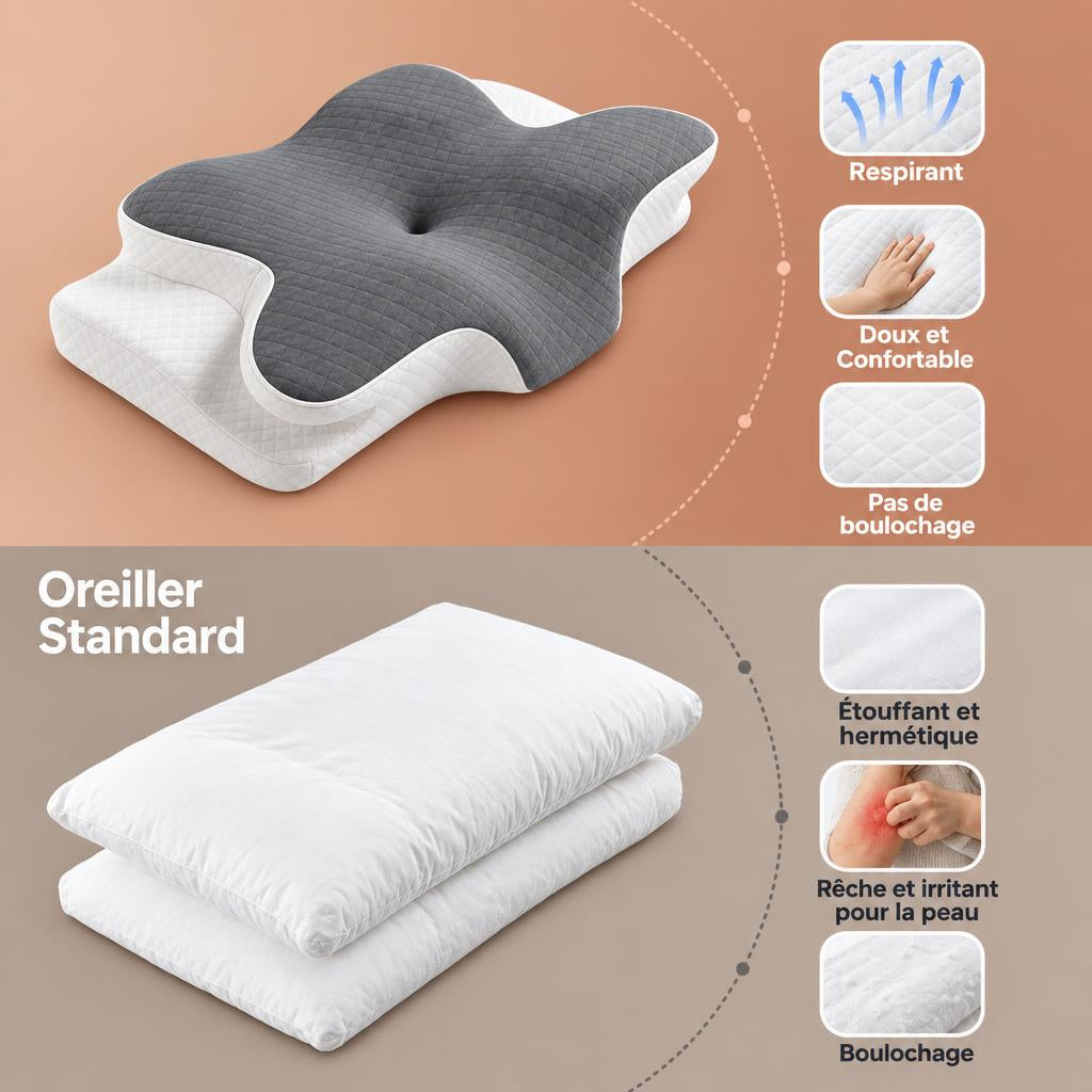 Oreiller papillon ergonomique Airyon – vue 6