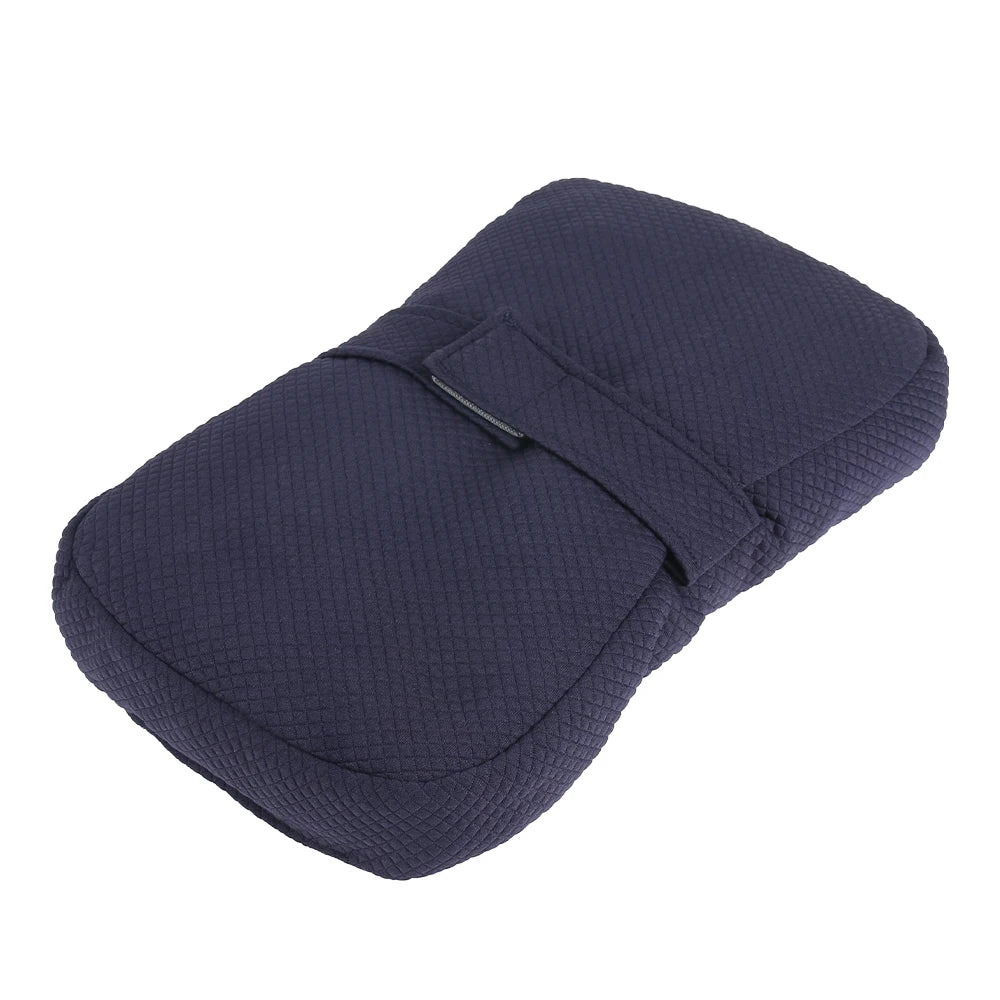 Coussin genoux long en fibre à sangle velcro