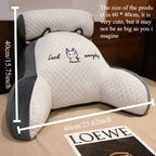Coussin de lecture en U réglable