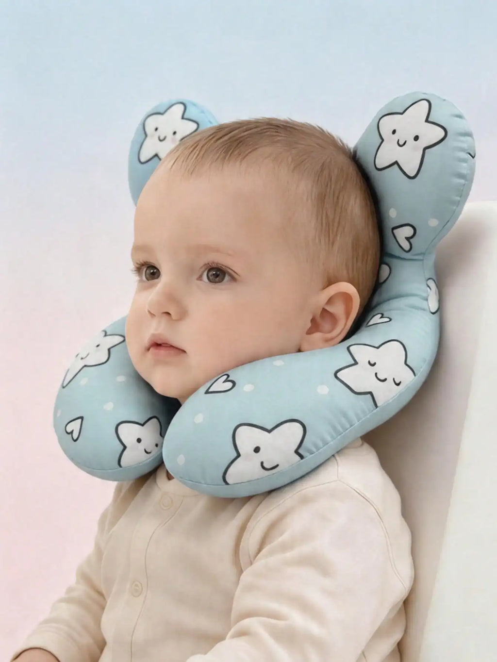 Tour de cou pour bébé en forme de U