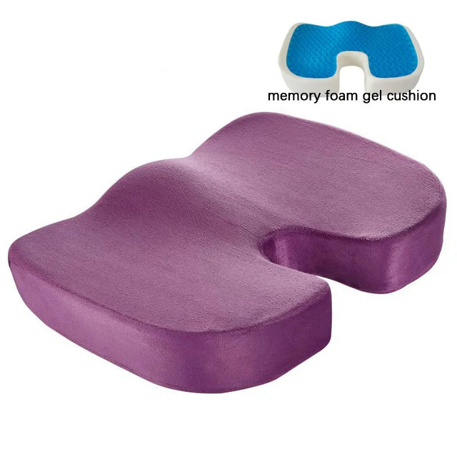 Coussin d'assise gel à mémoire de forme en U