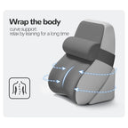 Coussin de lecture ergonomique à poches