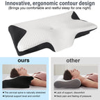 Oreiller cervical profilé à mémoire de forme
