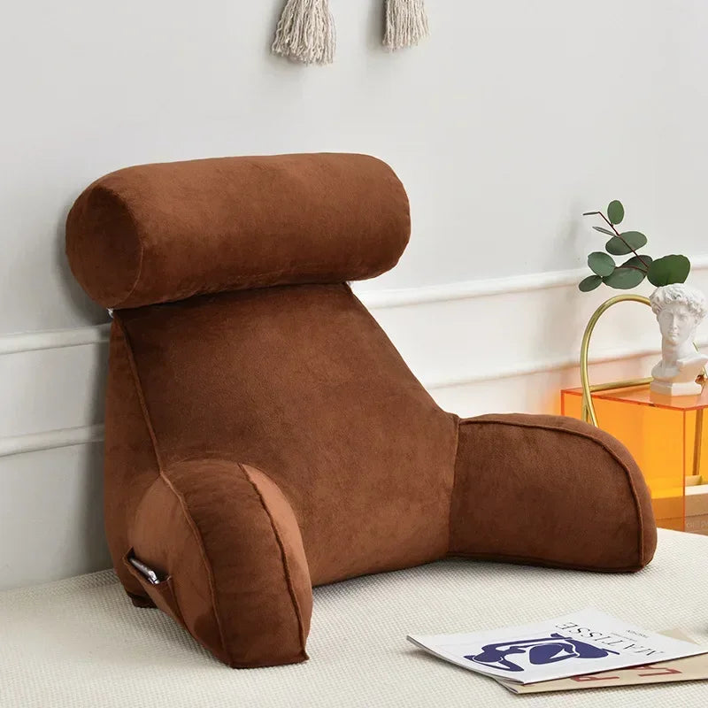 Coussin de lecture oblong