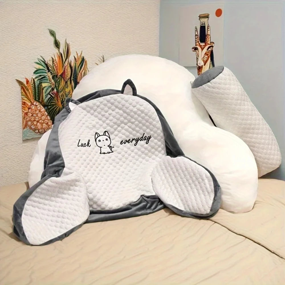 Coussin de lecture en U réglable