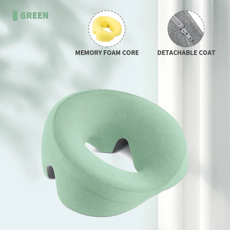 Coussin repose visage ergonomique à mémoire de forme