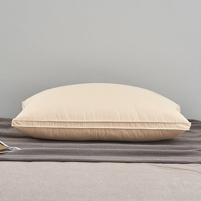 Oreiller en plumes et duvet d'oie grand confort