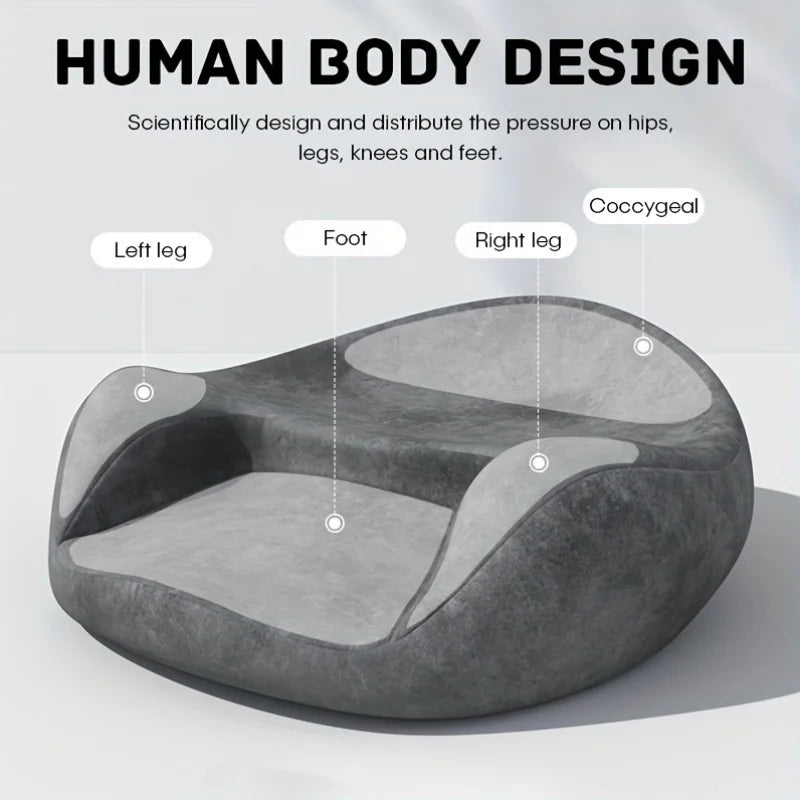 Coussin de méditation grand format à mémoire de forme