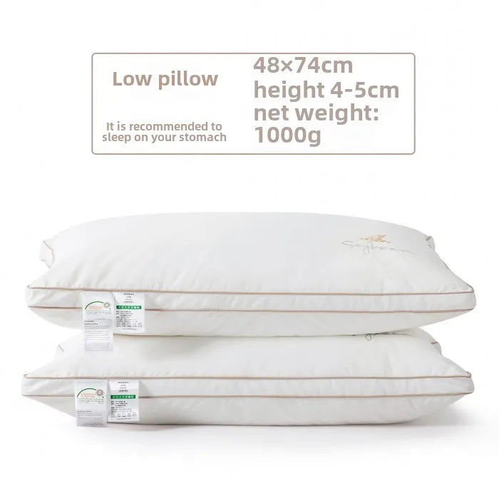 Oreiller en coton et fibre de soja