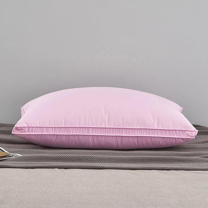 Oreiller en plumes et duvet d'oie grand confort
