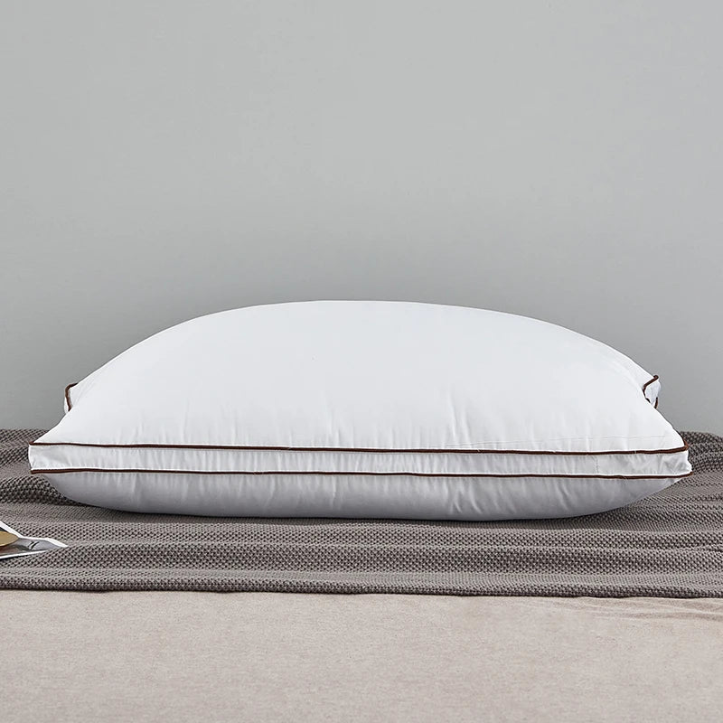 Oreiller en plumes et duvet d'oie grand confort