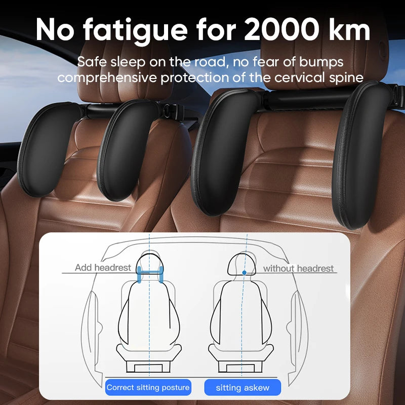 Appui-tête réglable de voiture à mémoire de forme