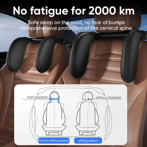 Appui-tête réglable de voiture à mémoire de forme