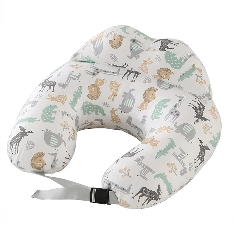 Coussin d'allaitement coton et fibre