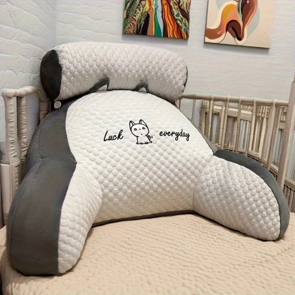 Coussin de lecture en U réglable