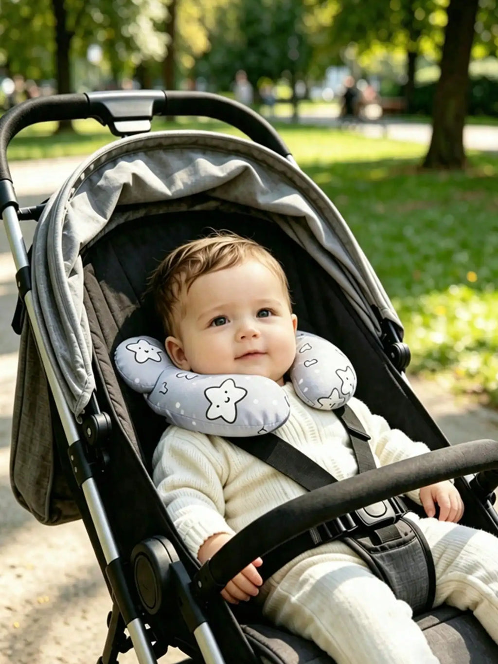Tour de cou pour bébé en forme de U