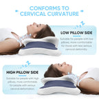 Oreiller cervical double hauteur
