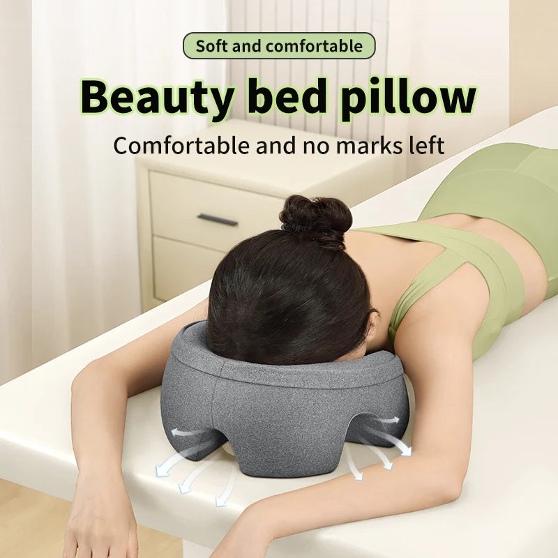 Coussin repose visage ergonomique à mémoire de forme