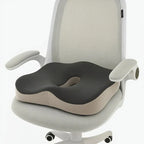 Coussin d'assise à rainure centrale