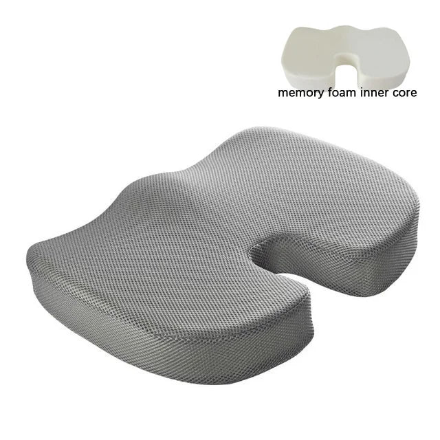 Coussin d'assise gel à mémoire de forme en U