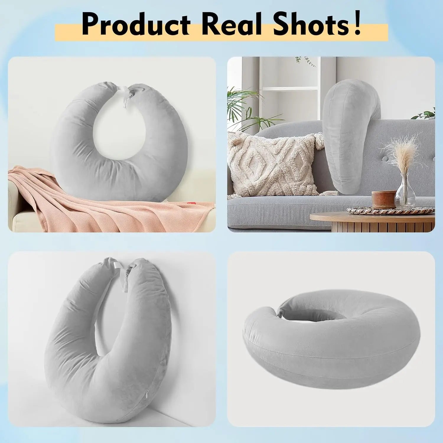 Coussin d'appui-bras pour lecture et écrans