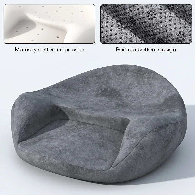 Coussin de méditation grand format à mémoire de forme