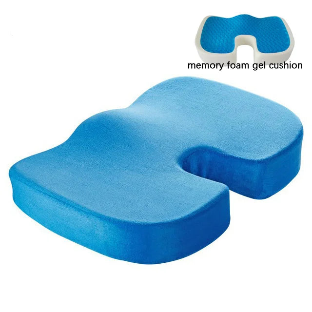 Coussin d'assise gel à mémoire de forme en U
