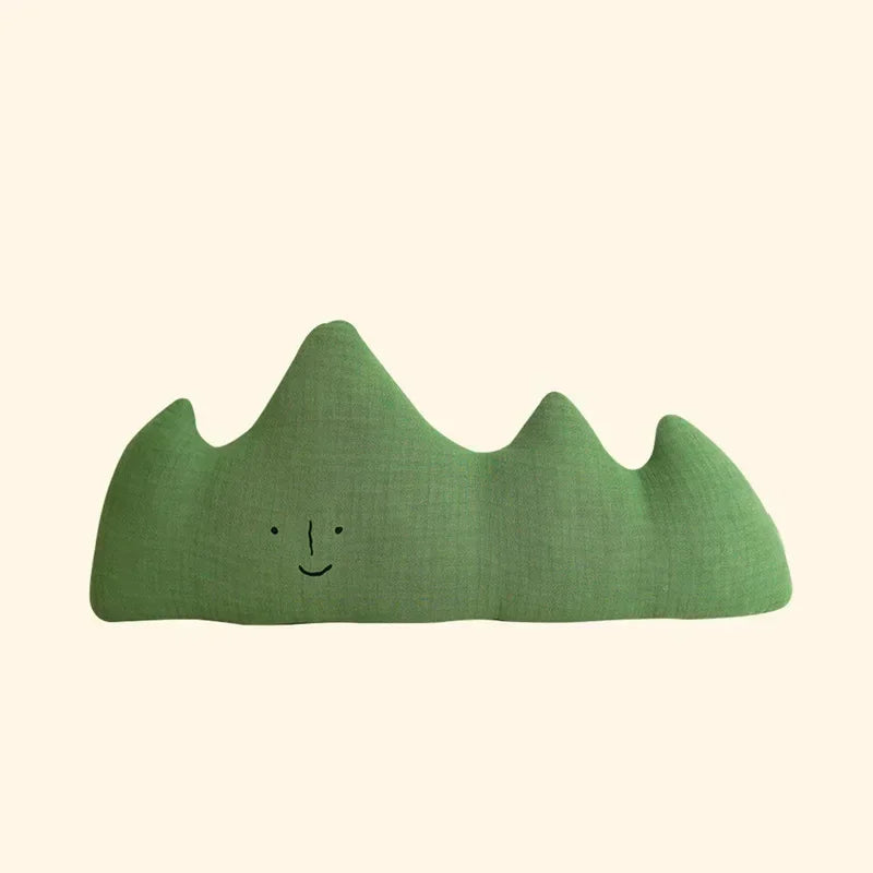 Coussin brodé style nordique pour enfant